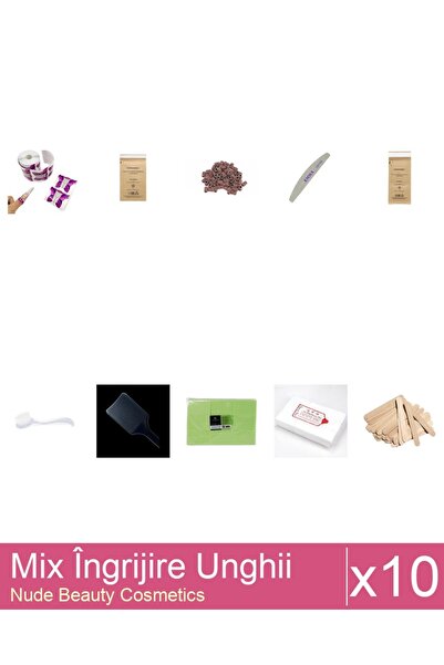 Makeup Set Mix 10 produse Ingrijire Unghii: Rezerve Smirghel, Set 20 Buc - ab...