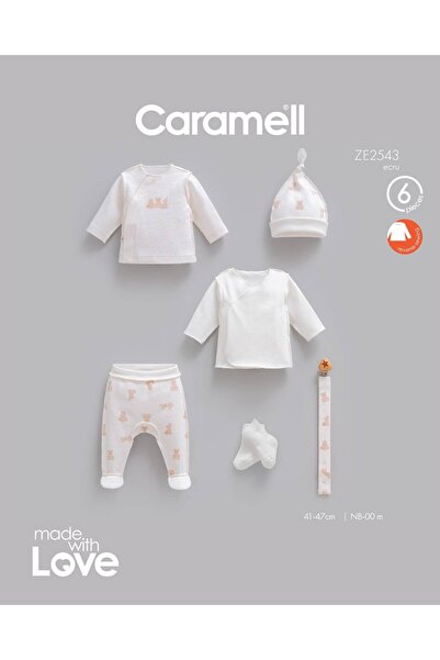 Caramell İncibaby 100% Cotton Bear Premature Baby Boy Hospital Discharge Set ...