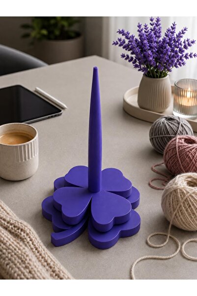 Köpük Studio Yonca Tasarımlı İp Tutucu & İp Standı – Örgü ve Amigurumi İçin M...