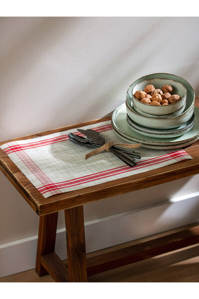 LC Waikiki Striped Placemat 4 Pcs 45x30 Cm