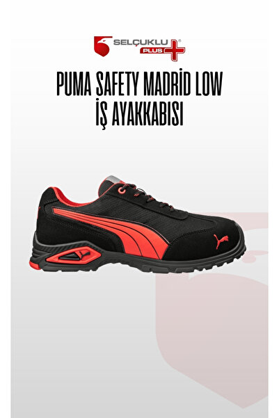 Selçuklu Plus Puma Safety Madrid Low Alüminyum Burunlu Kaydırmaz Tabanlı S1 P...