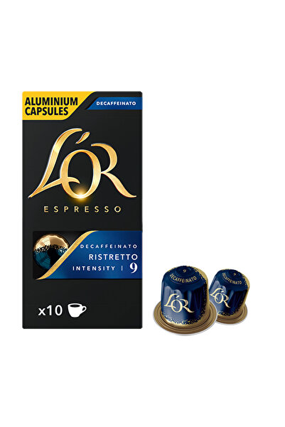 lor Κάψουλες Espresso Ristretto Decaffeine συμβατές με Μηχανή Nespresso 10τεμ.