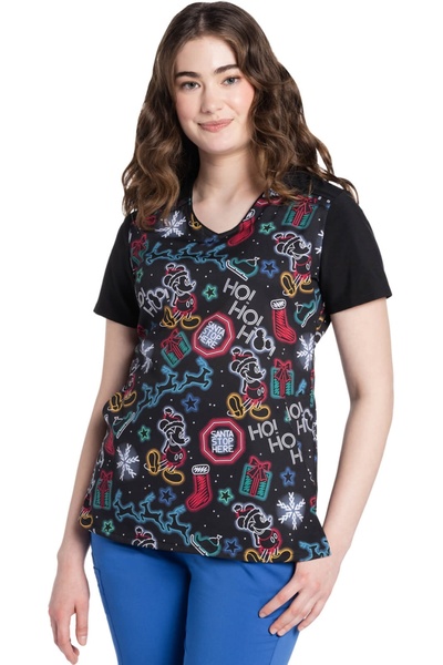 Cherokee UNIFORMS Τσερόκι Ντίσνεϊ Τόουνιφορμς TF639 Γυναικεία Μπλούζα Σκραμπ ...