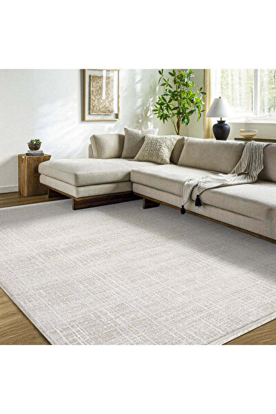 halinet Halı.Net Cream Vintage Antique Washable Living Room Carpet Lxs-Dekor-...