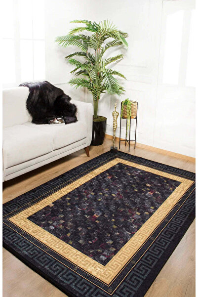 halinet Halı.Net Cream Modern Washable Non-Slip Living Room Carpet Haln-Hln1191