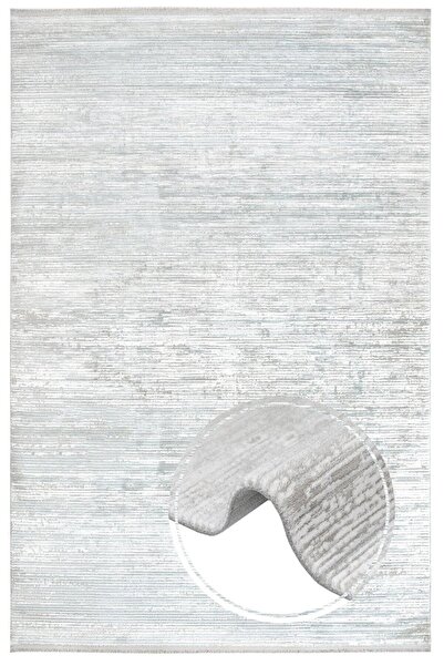 halinet Halı.Net White Modern Washable Non-Slip Living Room Carpet Artemis-Ru...