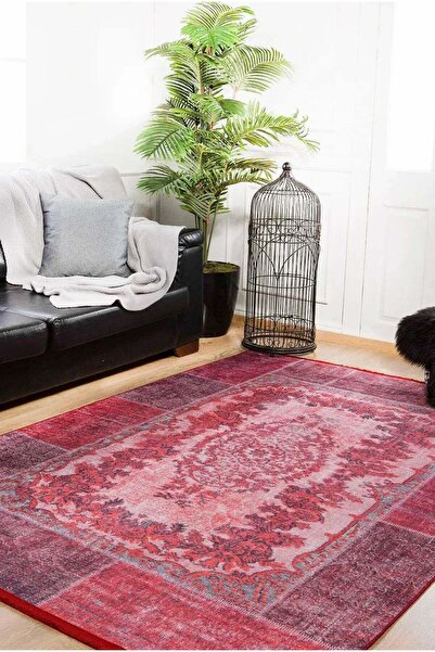 halinet Halı.Net Multi-Colored Vintage Antique Washable Non-Slip Living Room ...