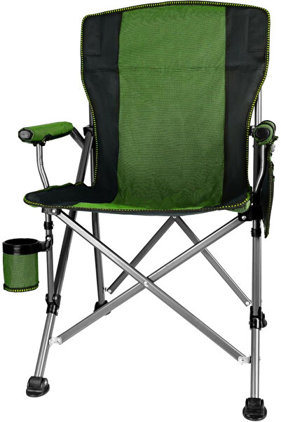 inabyte Folding Camping Chair with Side Storage Pocket&Cup Holder,Foldable Ou...