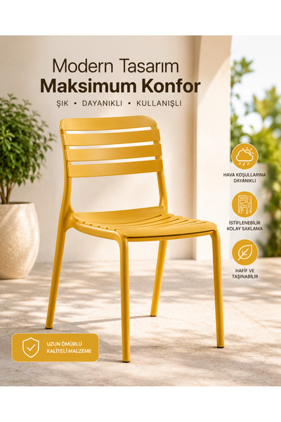 Novussi Not Sandalye 4'lü Paket