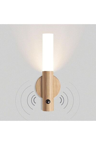 Yallabena Smart Sensor Light – Motion Sensing Led Night Light (Wooden Design)