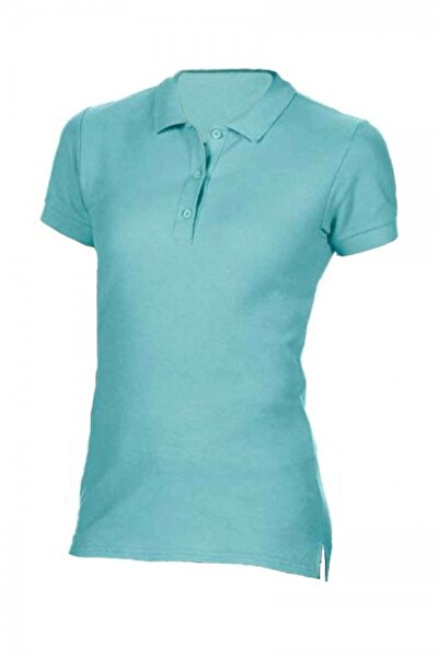 GILDAN Tricou polo de damă, 100% bumbac, GIL 85800 Premium, verde mentă