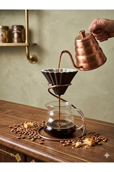 rank V60 Coffee Drip Set: Glass Dropper and Glass Serving Tool 01