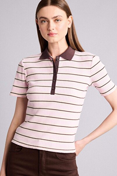 DeFacto Slim Fit Polo Collar Short Sleeve Polo T-Shirt G8733Ax26Sp