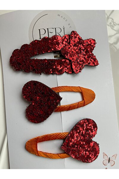 MADE BY PERİ Premium Sparkling Collection - Set of 3 Luxury Glittery Figured ...