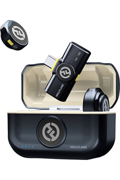 HollyLand LARK M2 USB-C Μαύρο – Ασύρματο σύστημα 2 μικροφώνων για smartphones