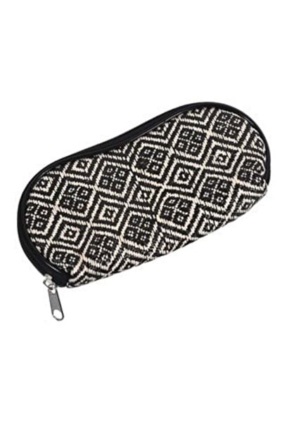 SHOPIENS Toc de ochelari cu model rombic alb-negru