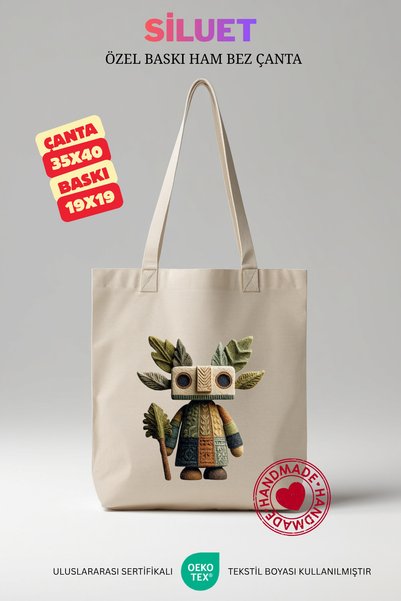 SİLUET Raw Cloth Bag