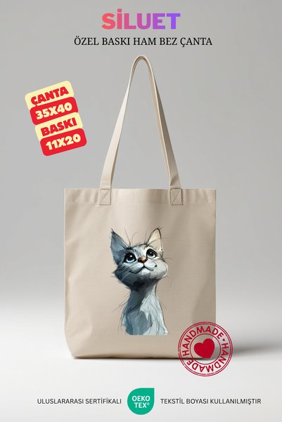 SİLUET Raw Cloth Bag