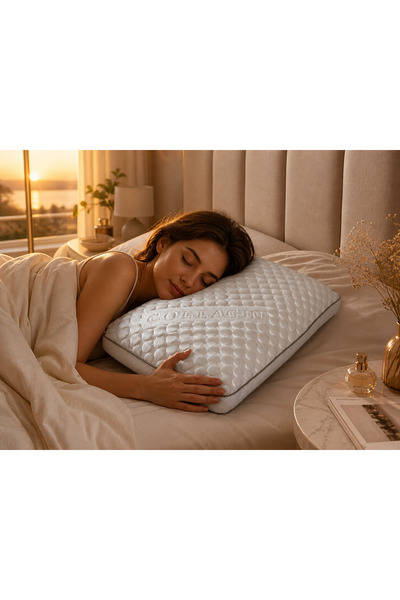 ARGEN HOME Kolajen Yastık Ortopedik Boyun Destekli-Argen Home