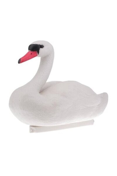 OEM Lebădă de apă din plastic, Ornament de grădină, 32x25 cm