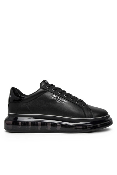 Karl Lagerfeld Ανδρικά Δερμάτινα Kapri Kushion Rsg Sneakers Μαύρα KL52615-00X...