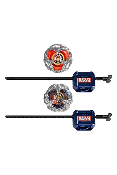 Hasbro Toys Beyblade X Colaborare Marvel Iron Man 4-80B vs Thanos 4-60P