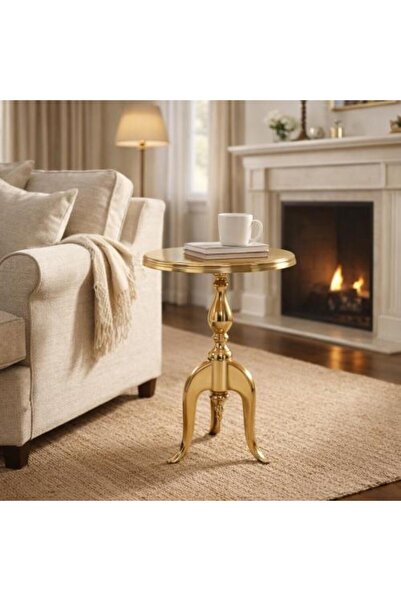 BAYTI Aluminum Coffee Table Gold