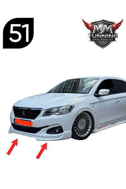 MMTUNNİNG PEUGOUT 301 ÖN TAMPON EKİ MAKYAJLI KASA (BOYASIZ GÖNDERİLECEKTİR)