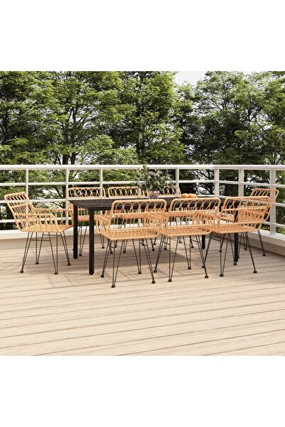 Concept Set mobilier de grădină, 9 piese, poliratan
