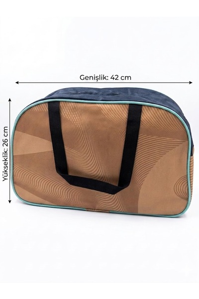 abnturk Çok Amaçlı Orta Kalite El Valizi Spor Çanta Yolcu Seyehat Çantası 42x26x14 cm