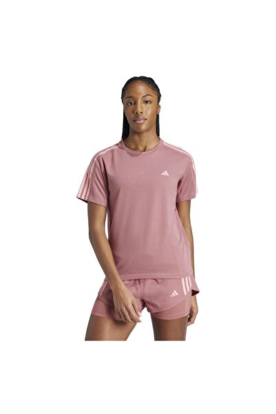 adidas Femei& # x27;s Own the Run Tricou cu mânecă scurtă cu 3 dungi XS