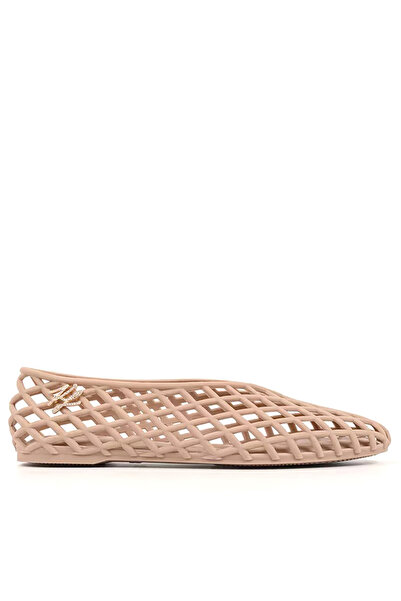 Karl Lagerfeld Γυναικείες Μπαλαρίνες Μπεζ KL80036-V88-Beige