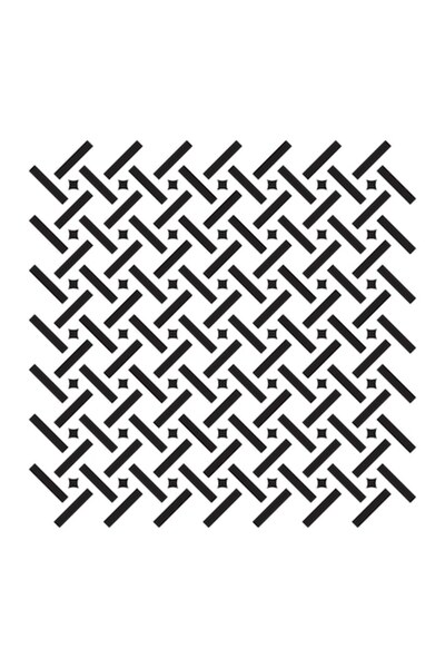 Eni Design Șablon 3D pentru construcții tip grilaj stelat, 80x80cm, Reutiliza...