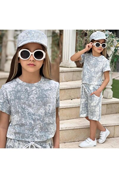 Lucky kidswear SET PENTRU FETE CU ȘAPCĂ DE TENIS, PANTALONI SCURȚI ȘI MODEL F...