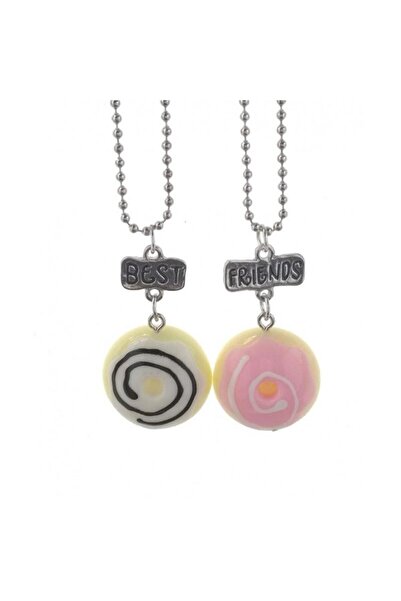 Best Friends Set 2 Lantisoare Cu Pandantive BFF Donuts M2