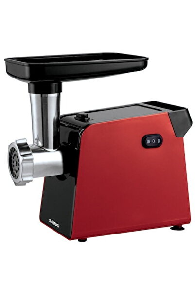 Samus SMT1210RED, 1200 W, 3 metal sieves, Red + Sausage and tomato accessories