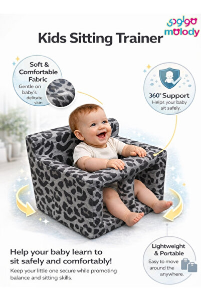 molody Padded Baby Sitting Learning Chair - Safe and Ergonomic Infant Support...