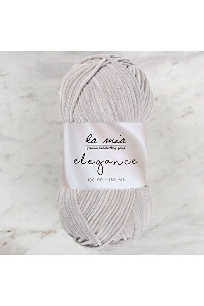 LA MİA YARNS La Mia Elegance Velvet Gray pređa za ručno pletenje - L942