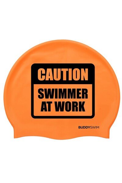 BuddySwim Σιλικονούχο σκουφάκι κολύμβησης CSW Πορτοκαλί