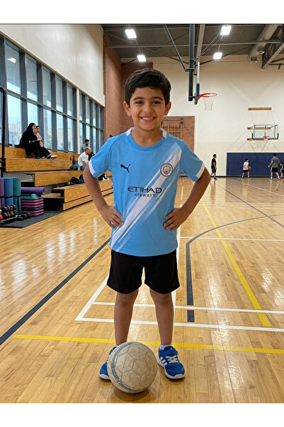 Rima Fashion Kids' Sports T-Shirt - Sky Blue Football Jersey (1 Piece Only)