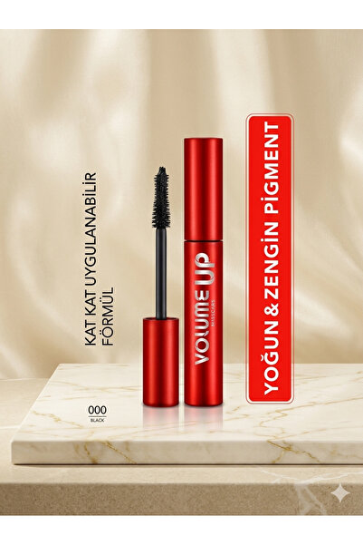 Flormar Volume Up Mascara Yoğun Hacim ve Lifting Etkili Kat Kat Uygulanabilir...