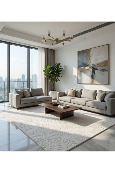 Dinarsu Armoni Modern Kaymaz Taban Salon Mutfak Hold Yolluk Ve Halı