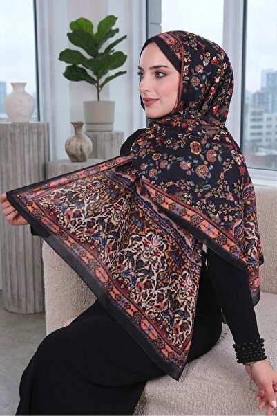 Big ModaEbrar Patterned Soft Shawl - 087