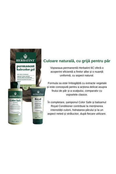 Herbatint Hair dye care package 6C