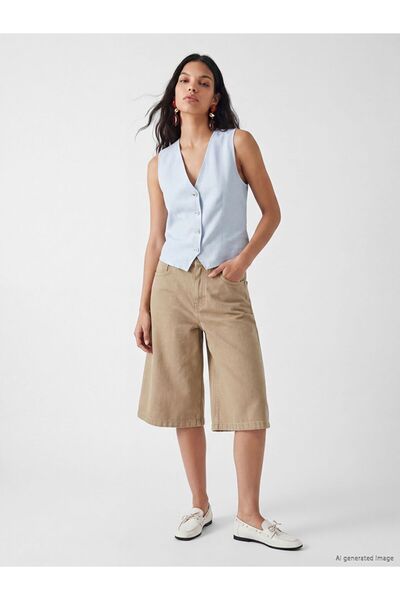 LC Waikiki Lcw Jeans Bermuda Fit Women's Jean Shorts