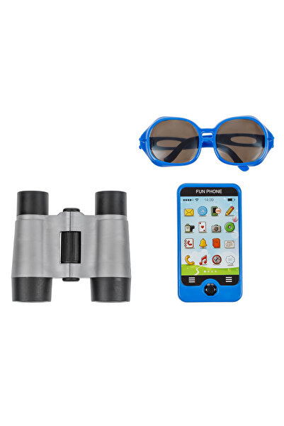 Zumzeria Set de joacă cu telefon mobil, ochelari și binoclu
