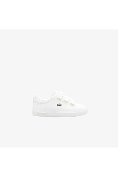 Lacoste Powercourt Çocuk Beyaz Sneaker