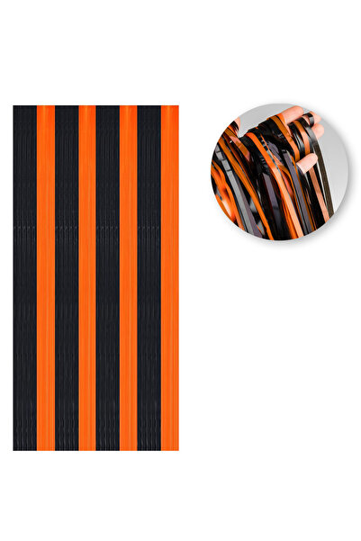 Zumzeria Perdea decorativă pentru petrecerea de Halloween, cu franjuri negre ...