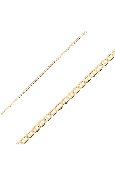 H.M Hakan Mücevherat Figaro Spor 14 Ayar Altın Bileklik 4Mm 1,11 Gram