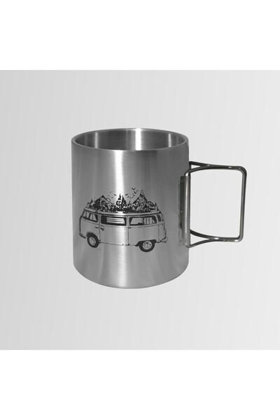 Orcamp Folding Handle Steel Mug Caravan